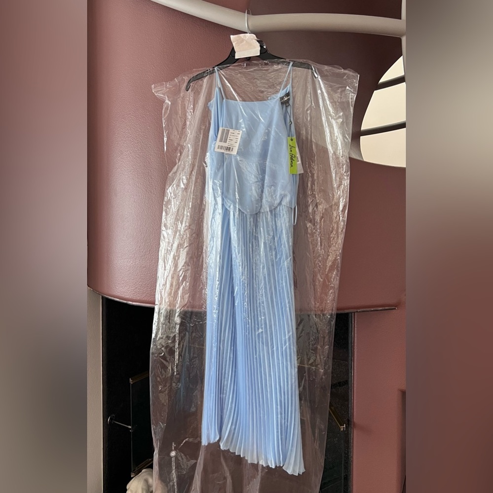 Sam Edelman Sky Blue Pleated Dress